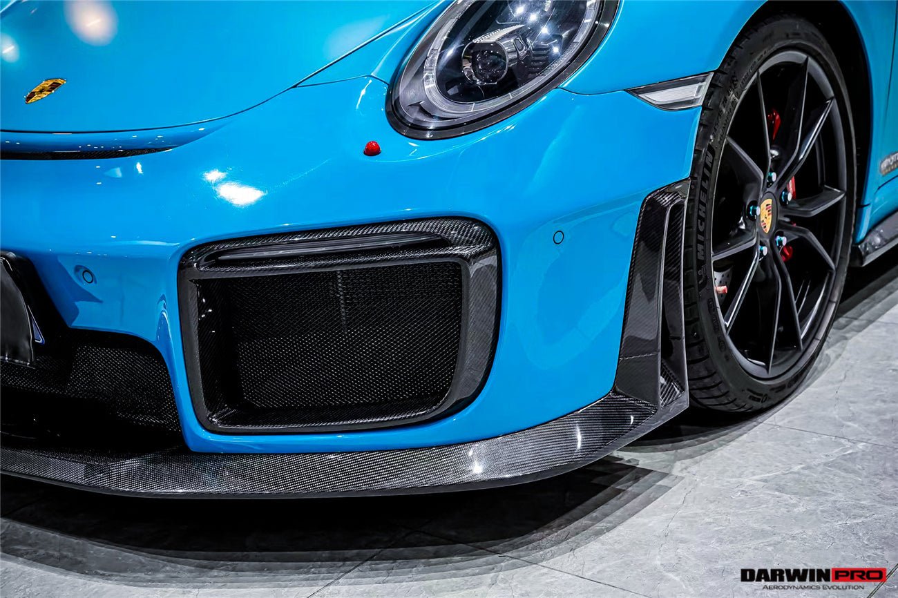 2016 - 2019 Porsche 911 991.2 Carrera &Targa 4 & 4S GT2RS Style Partial Carbon Fiber Front Bumper